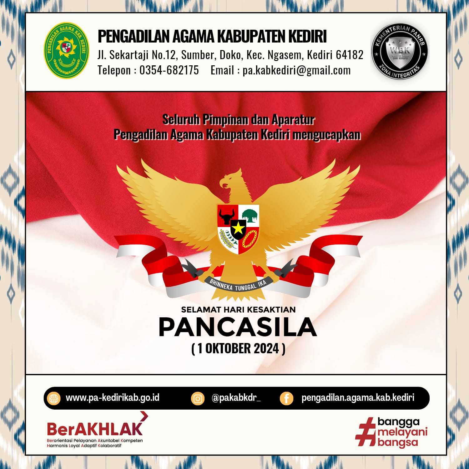 HARI KESAKTIAN PANCASILA 2024