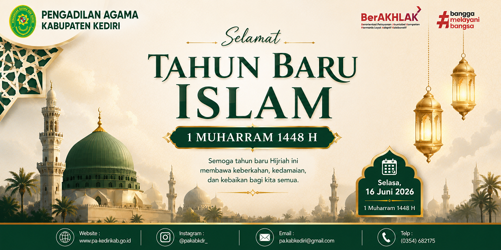 Selamat Memperingati Tahun Baru Islam 1448 H / 2026 M