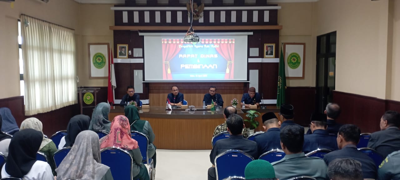 Rapat Dinas Rutin Pengadilan Agama Kab Kediri